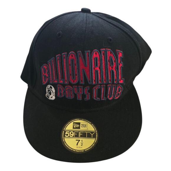 Billionaire Boys Club Hat New Era 7.5 Cap Black 100% Wool Y2K BBC Ice Cream - Picture 1 of 5
